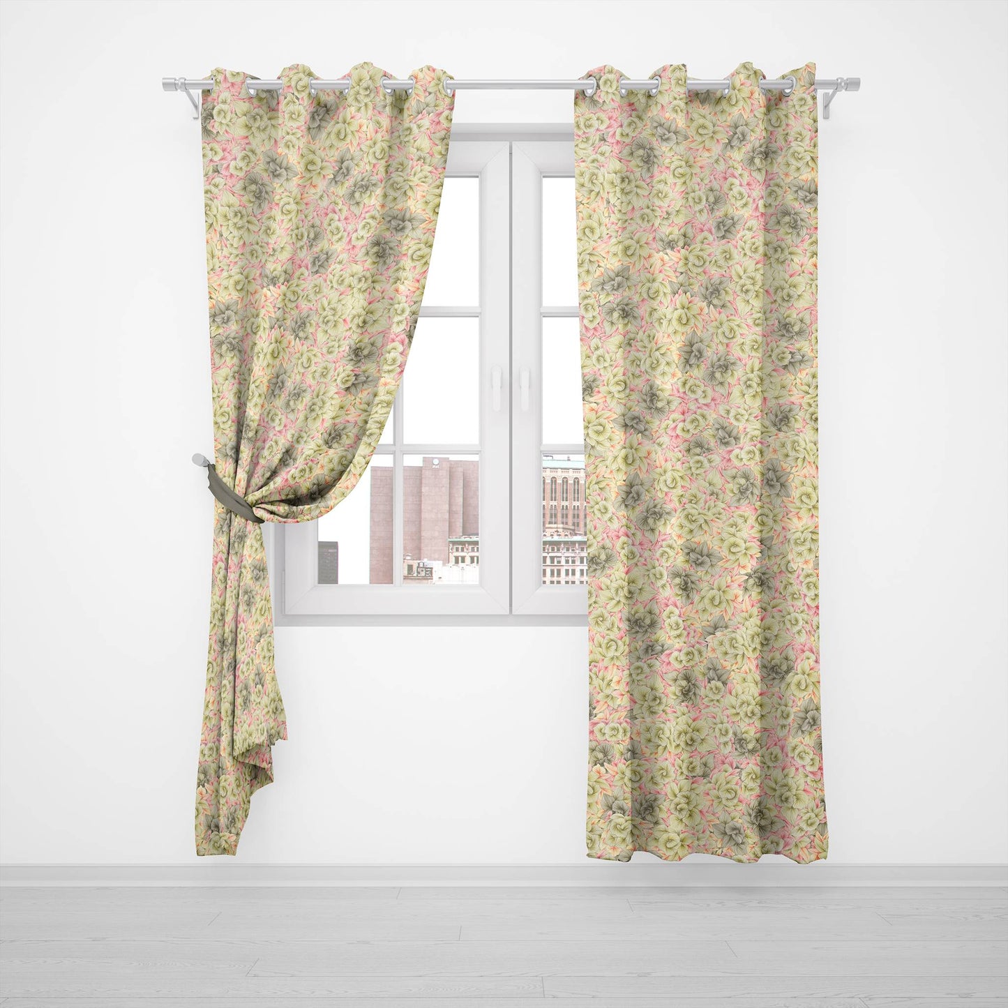 Kelly Carnation Curtains
