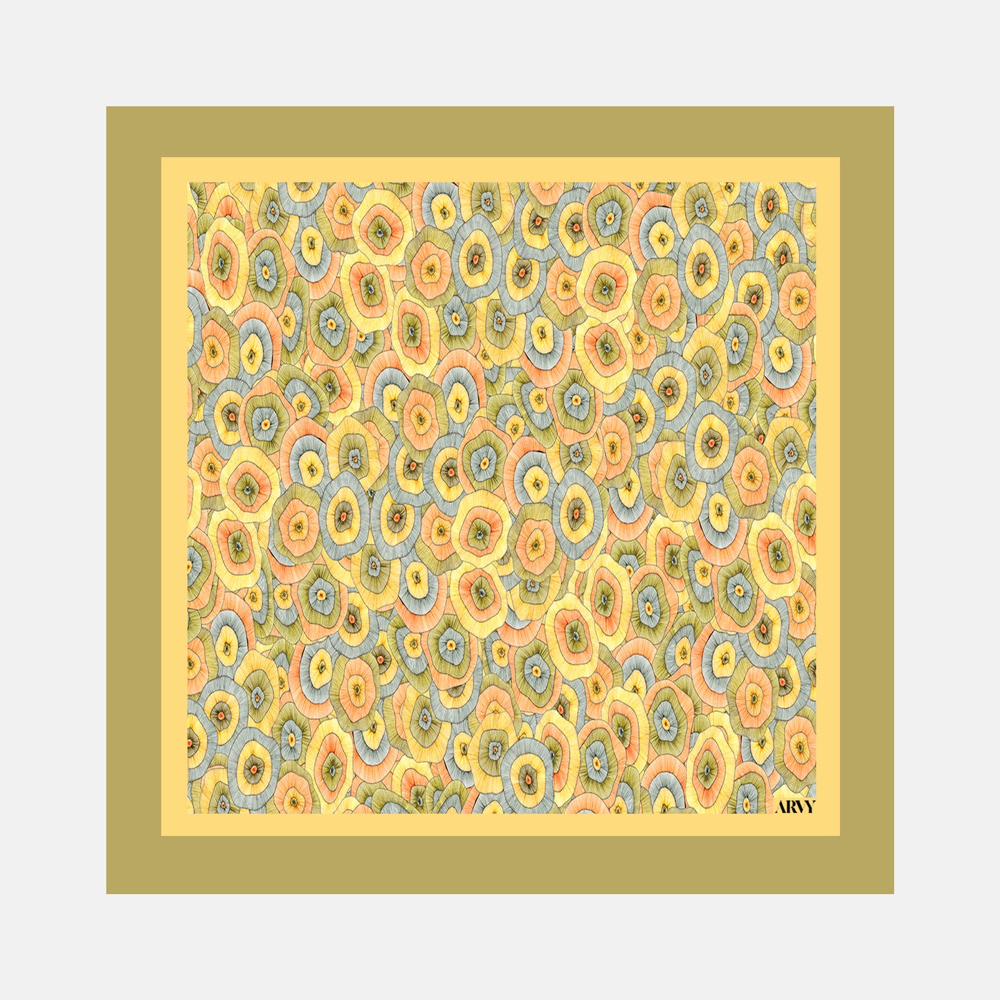 Honey Halo Pocket Square