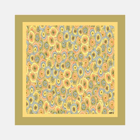 Honey Halo Pocket Square