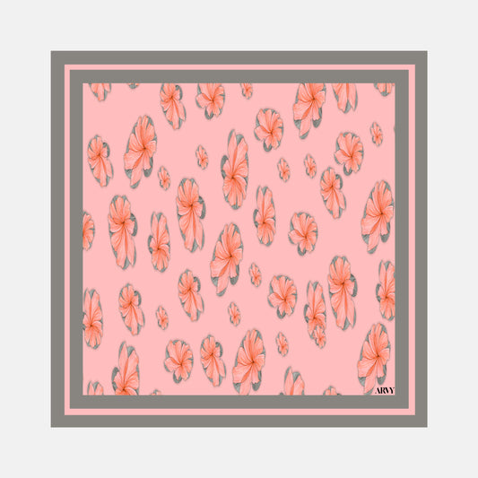 Hibiscus Althea Pocket Square