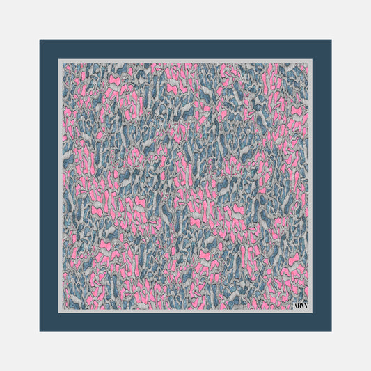 Leopard Iris Pocket Square