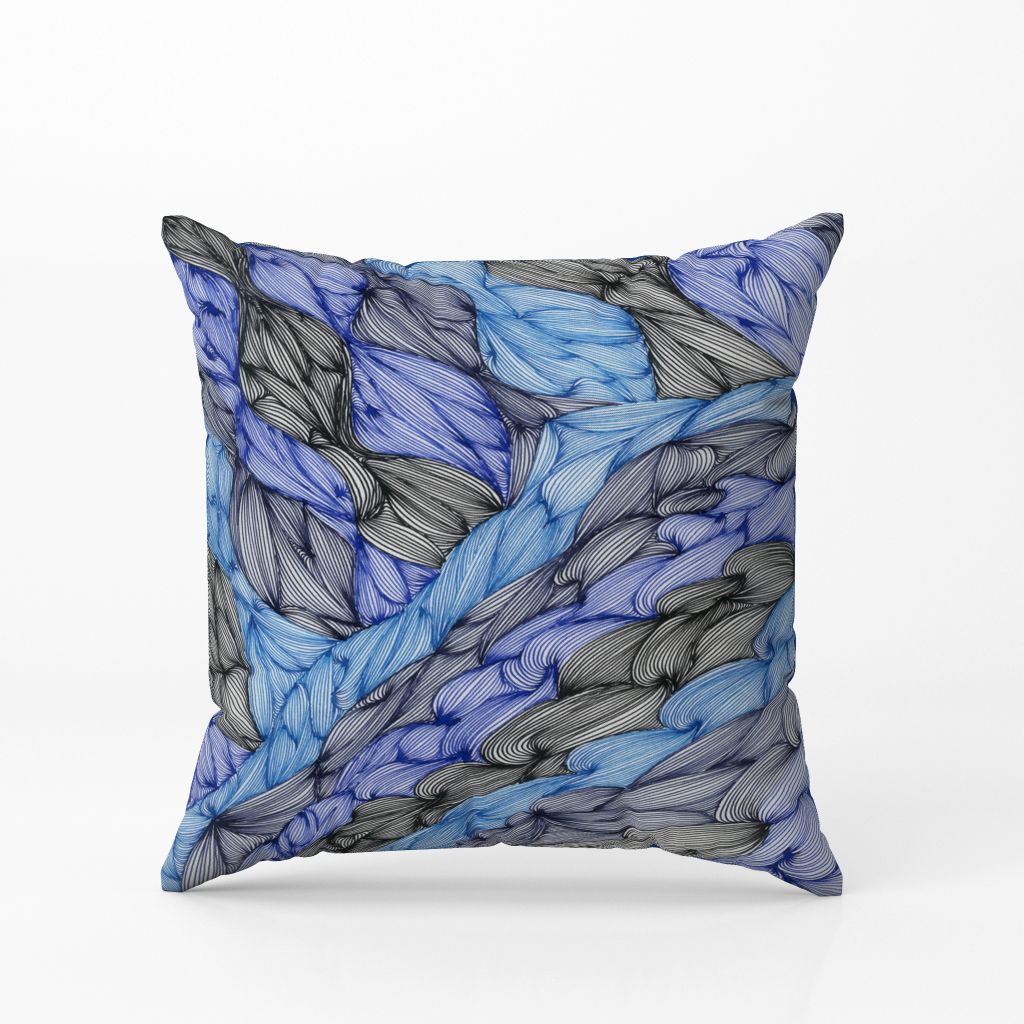 Enchanting Blues - Cushion Cover