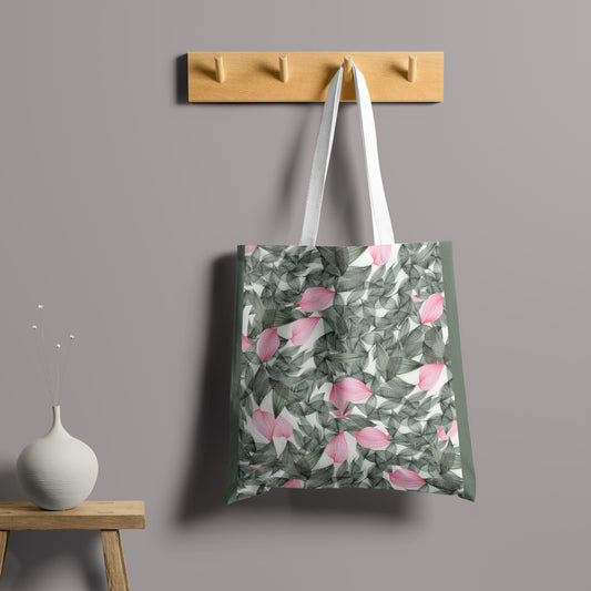 The Pink Lotus Tote Bag