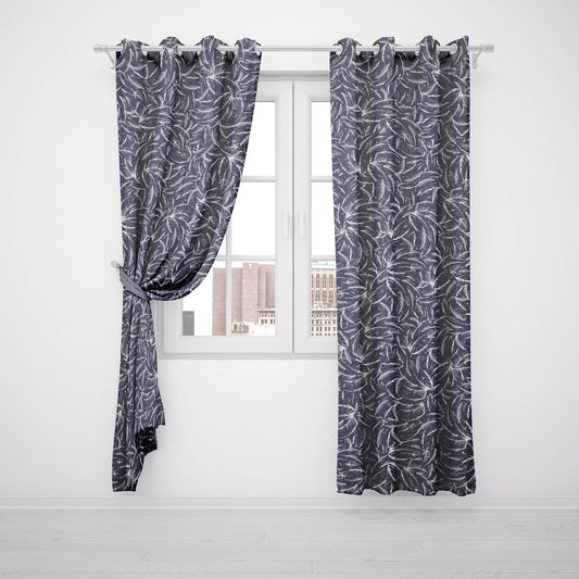 Ink Vine Curtain