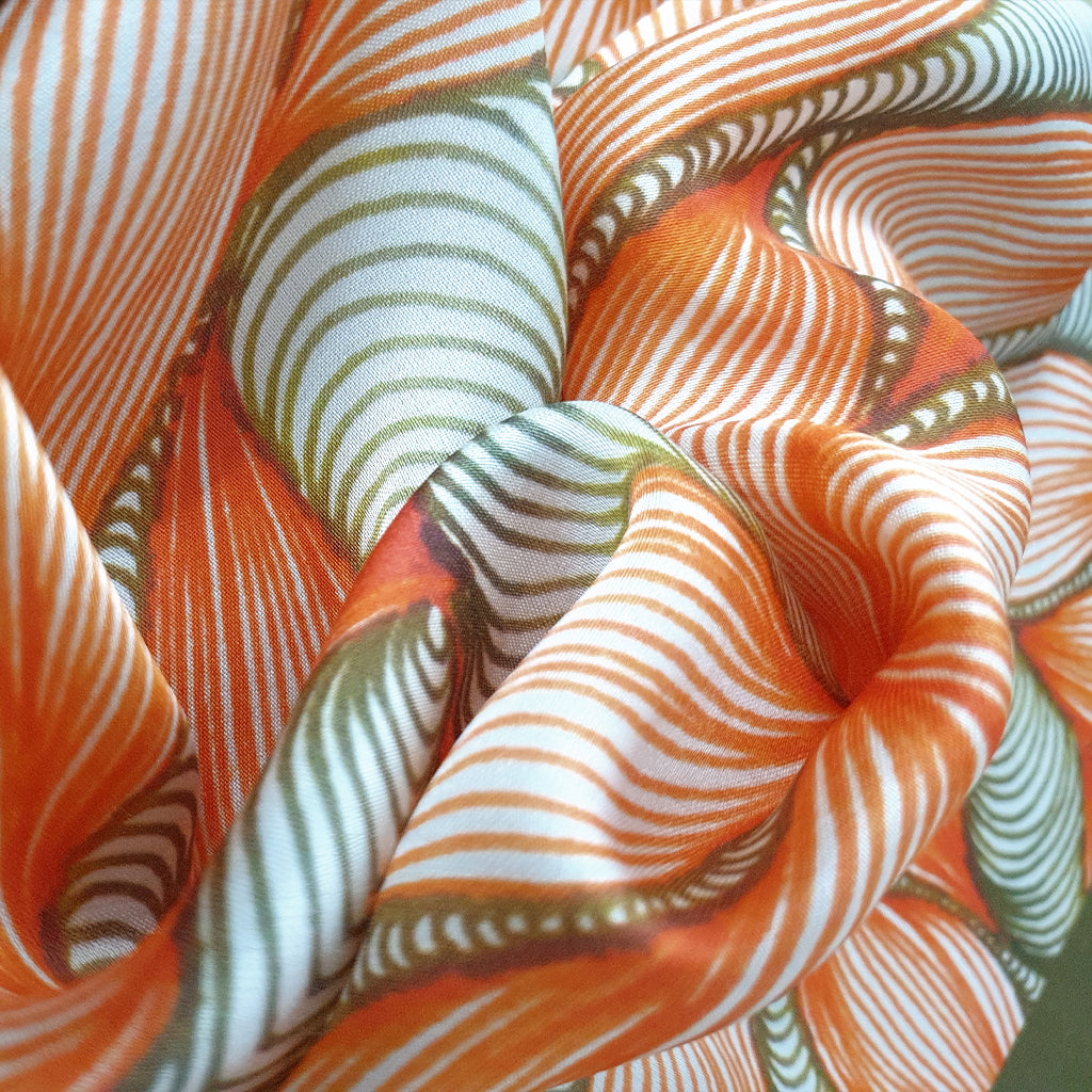 Orange Blossom - Woman small scarf