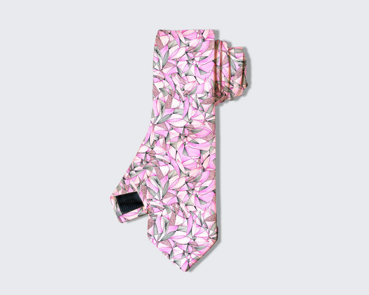 Blush & Steel Neck Tie