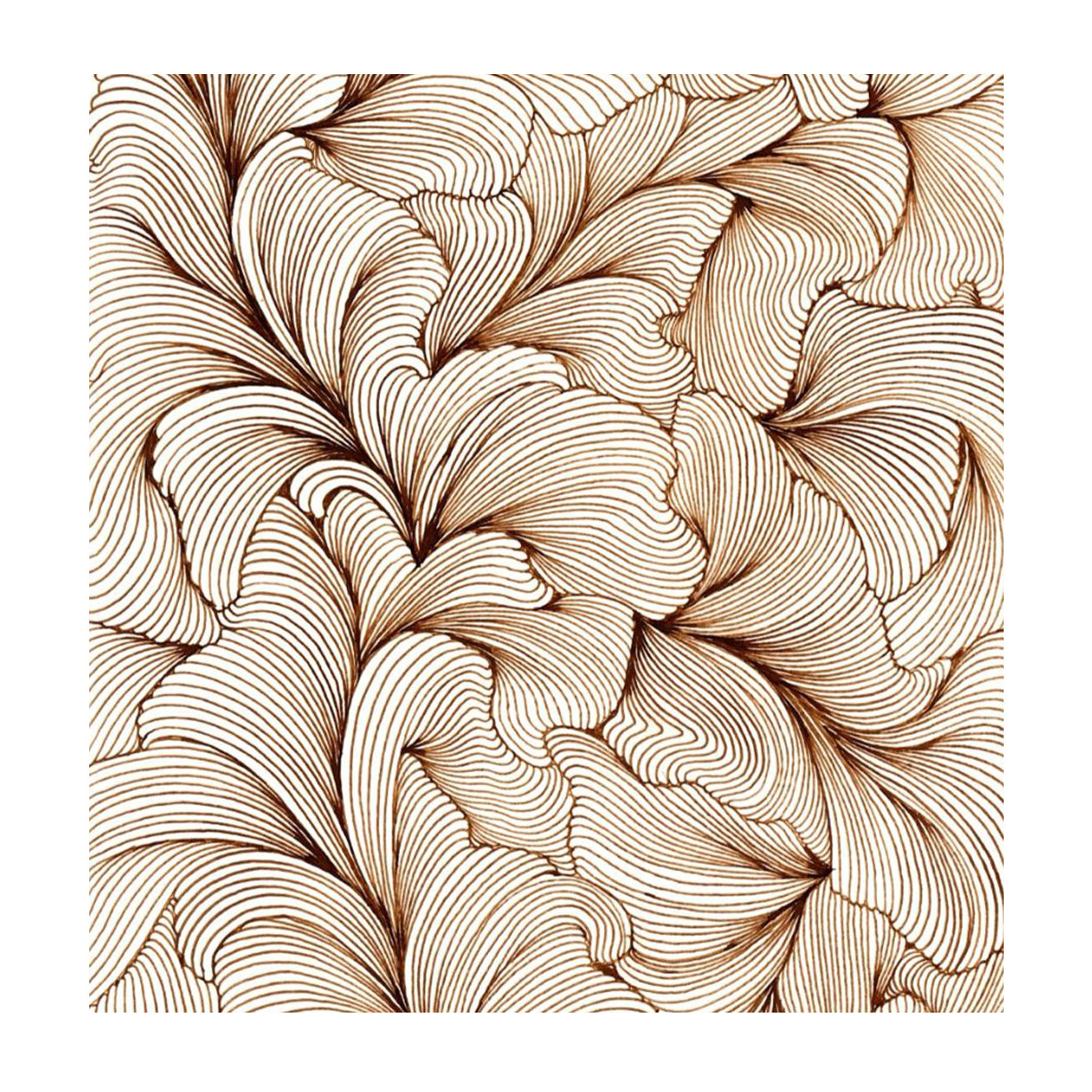 Marbled Sepia Copper Bottle