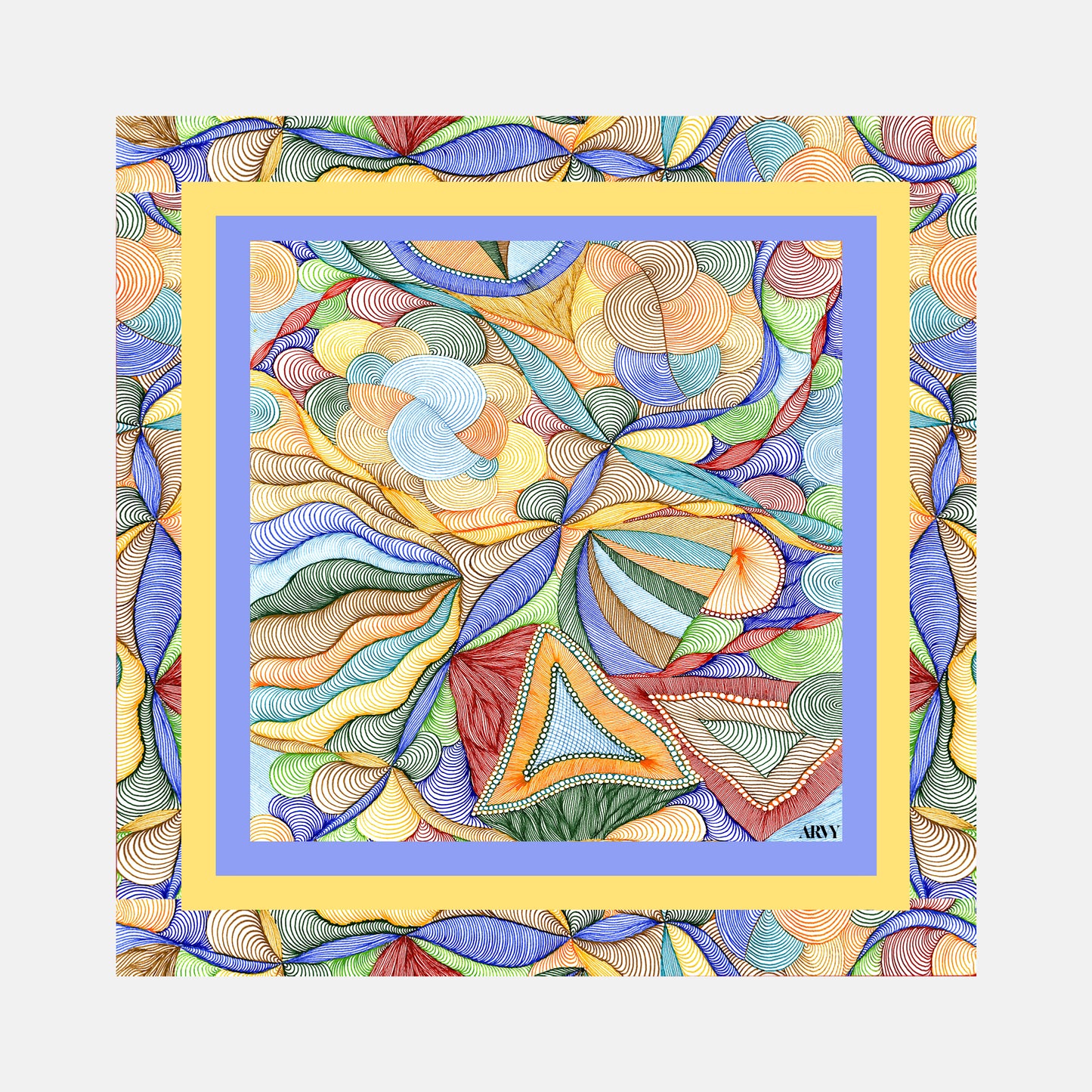 Lemon Puff Pocket Square