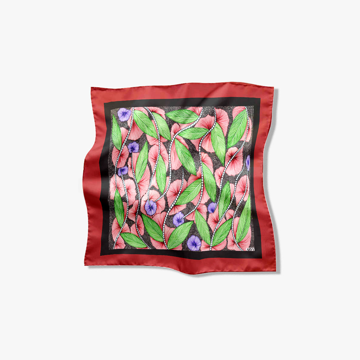 Gardenia Bloom Pocket Square
