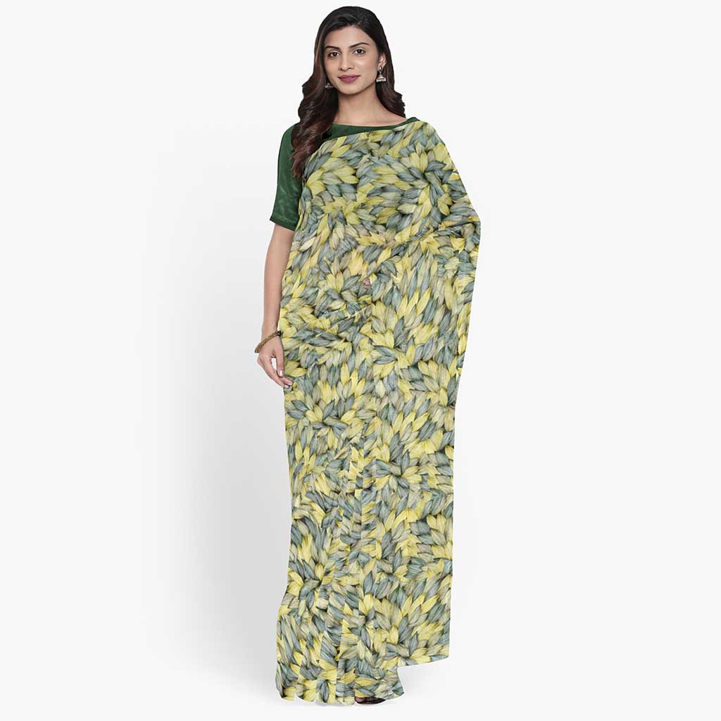 Daffodils Tusser Silk Saree