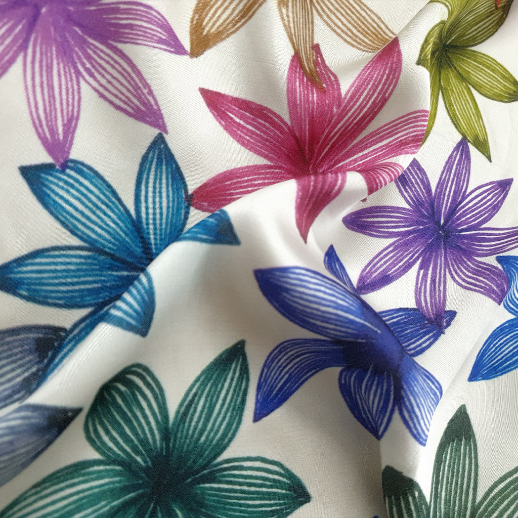 Flora - Woman small scarf