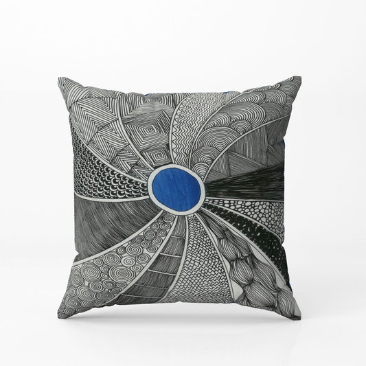 The Blue Whole - Cushion Cover