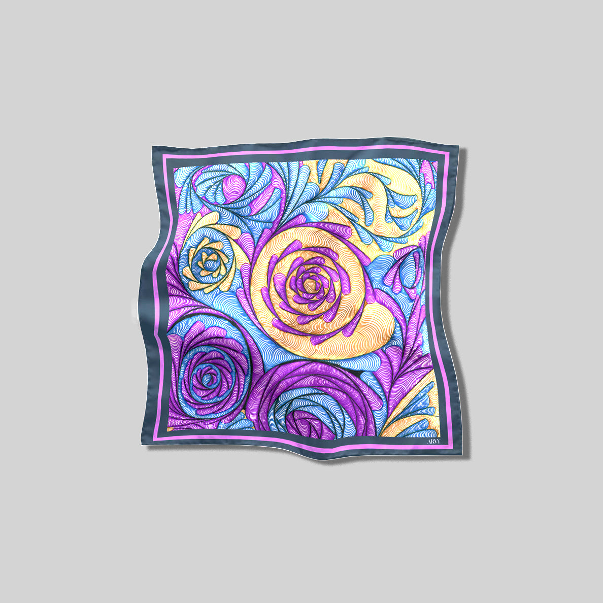 Iris Field Pocket Square