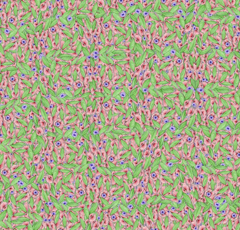 Gardenia Blooms Tusser Silk Saree