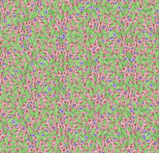 Gardenia Blooms Tusser Silk Saree