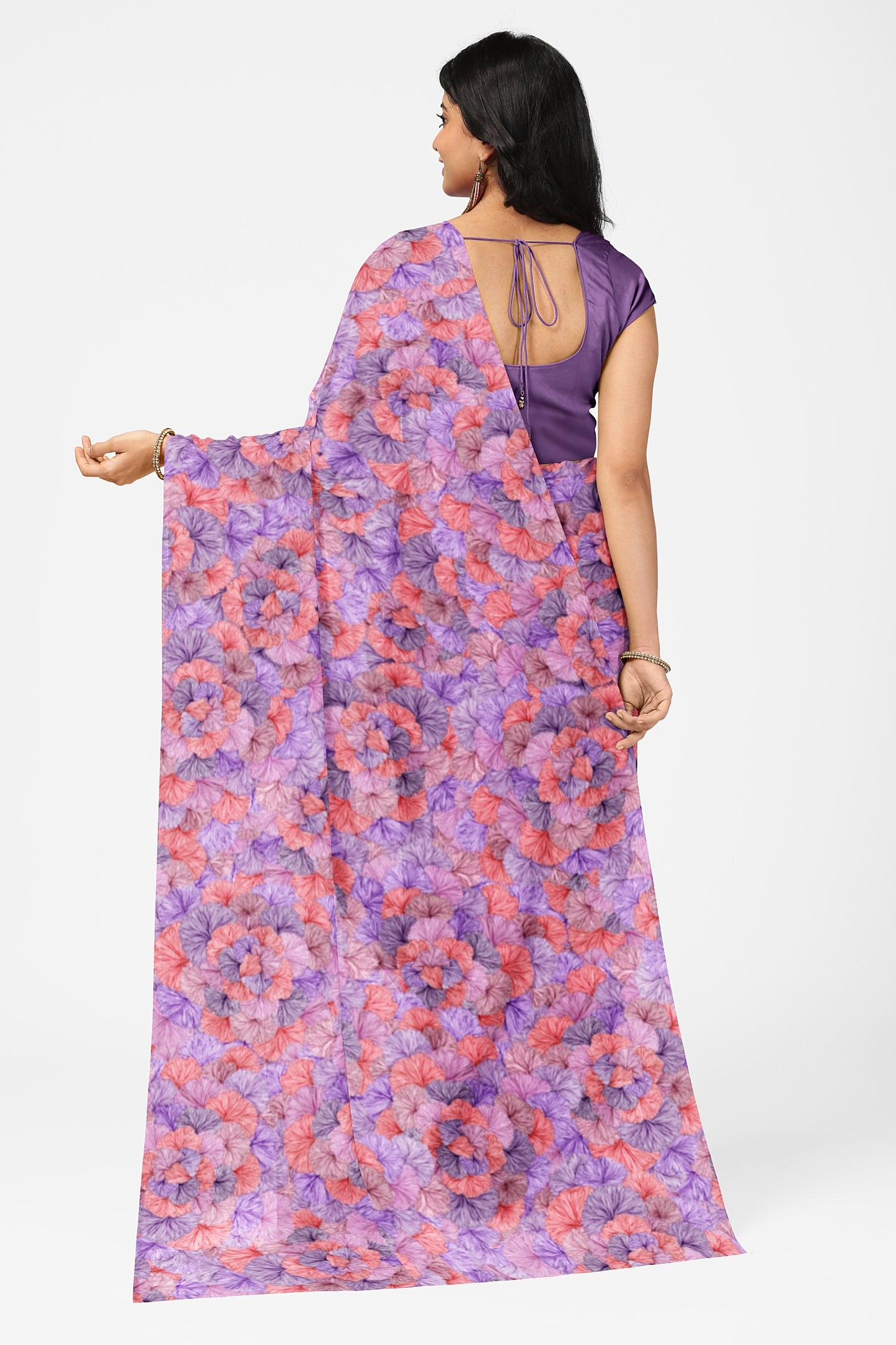 Azalea Candy Georgette Saree