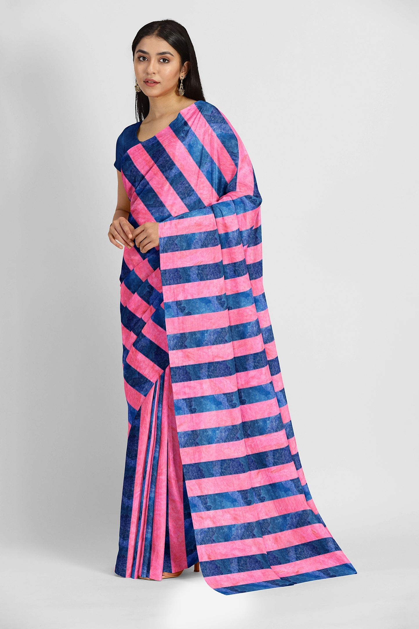 Bubblegum Modal Silk Saree