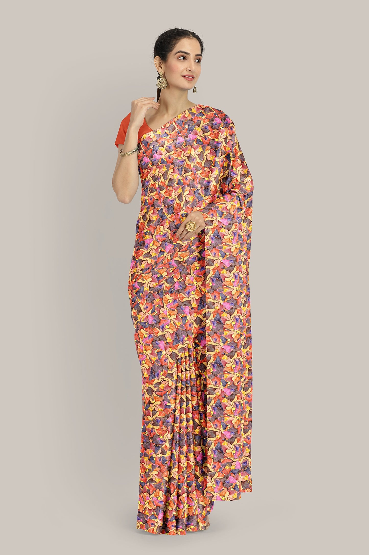 Dusk to Dawn Dola Silk Saree