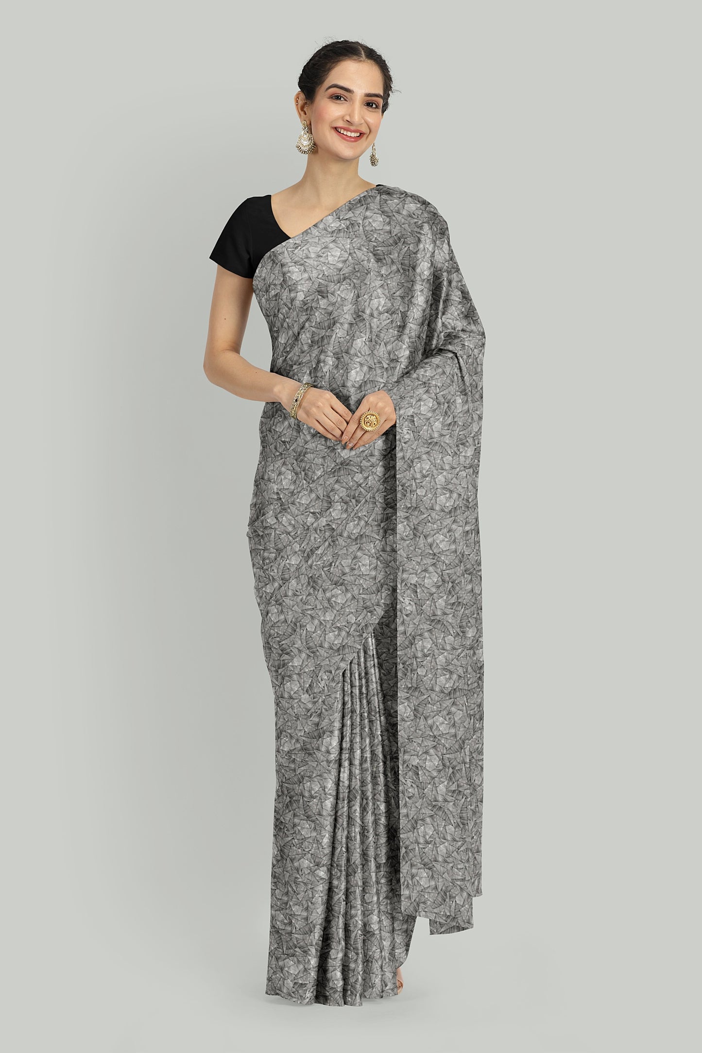 Greyline Dola Silk Saree