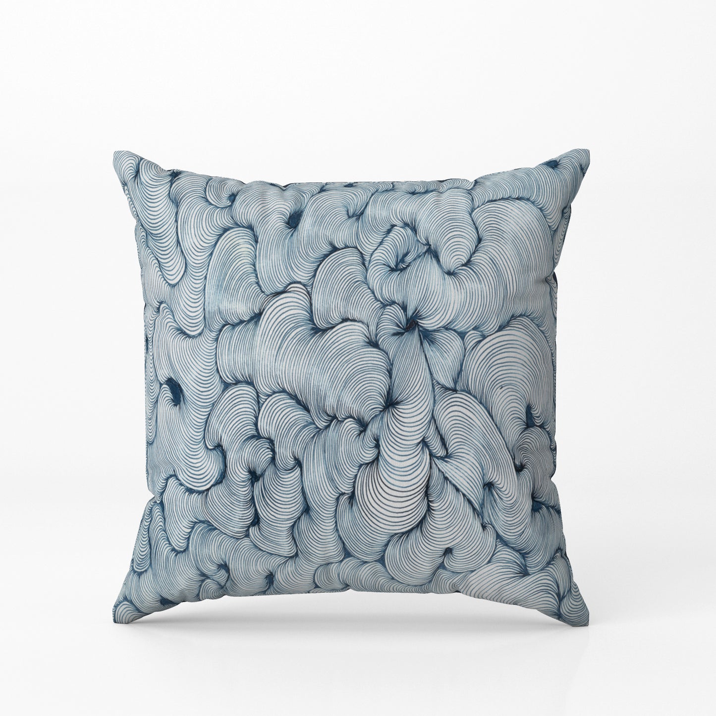 Curling Oceans - Cushion Cover