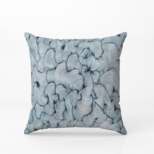Curling Oceans - Cushion Cover