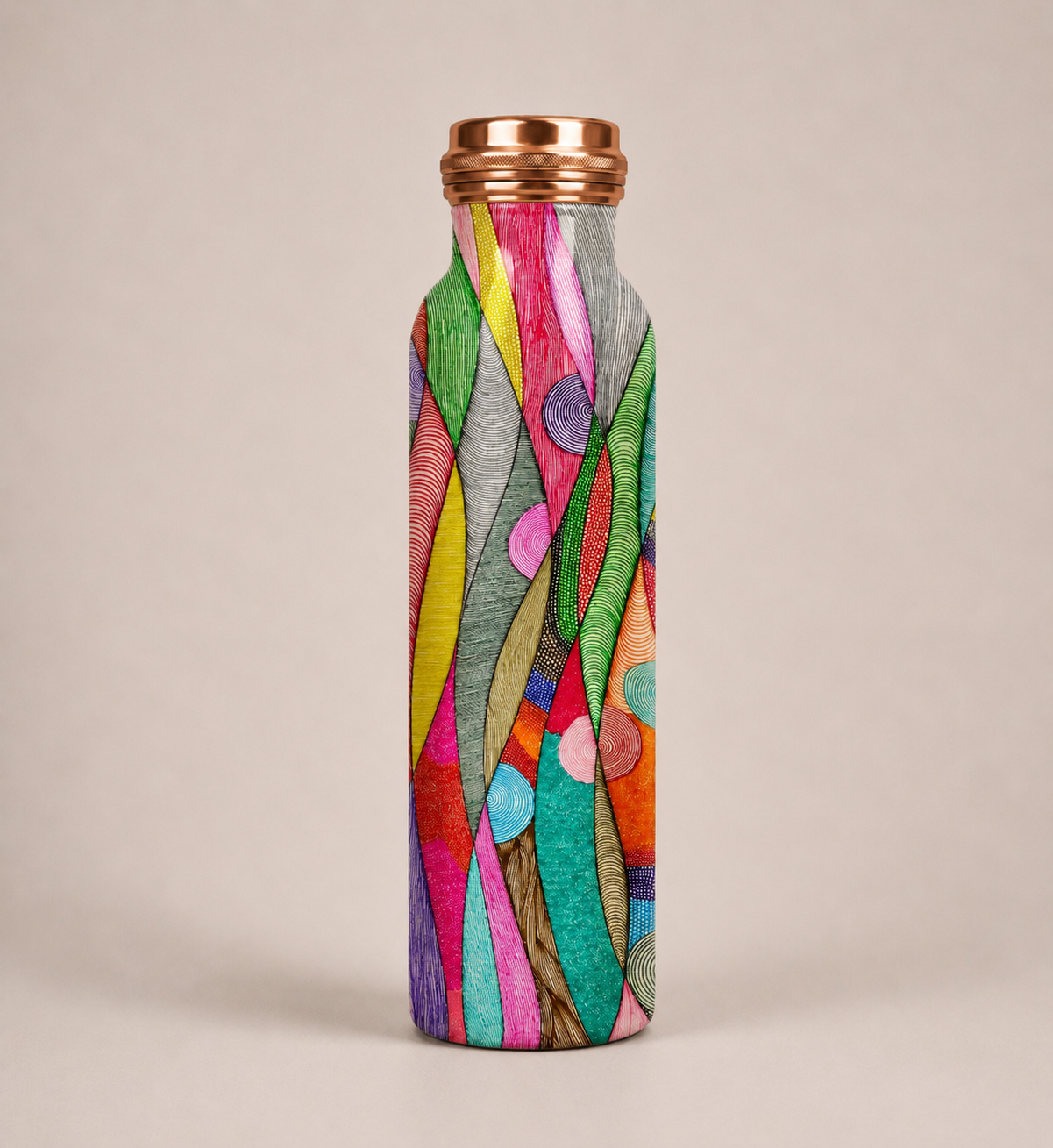 Tree of Life Copper Bottle
