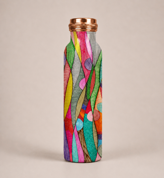 Tree of Life Copper Bottle