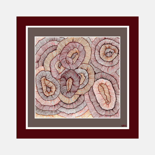 Matte Maroon Pocket Square