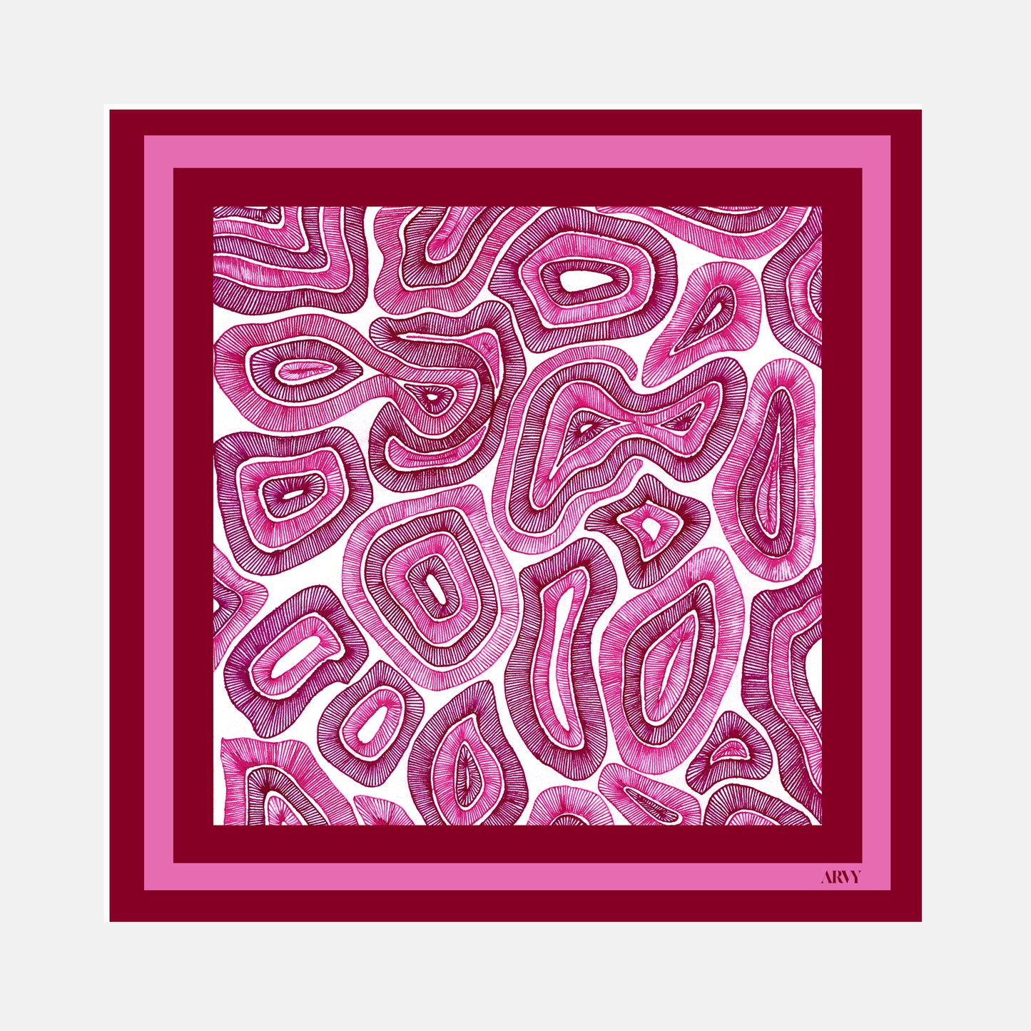 Pink Panther Pocket Square