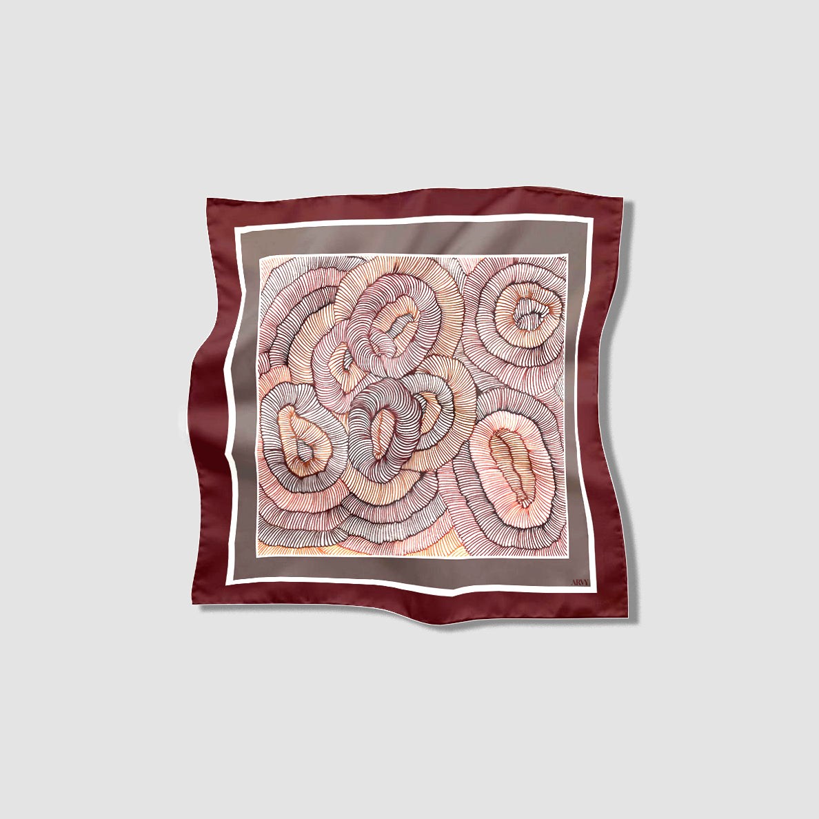 Matte Maroon Pocket Square
