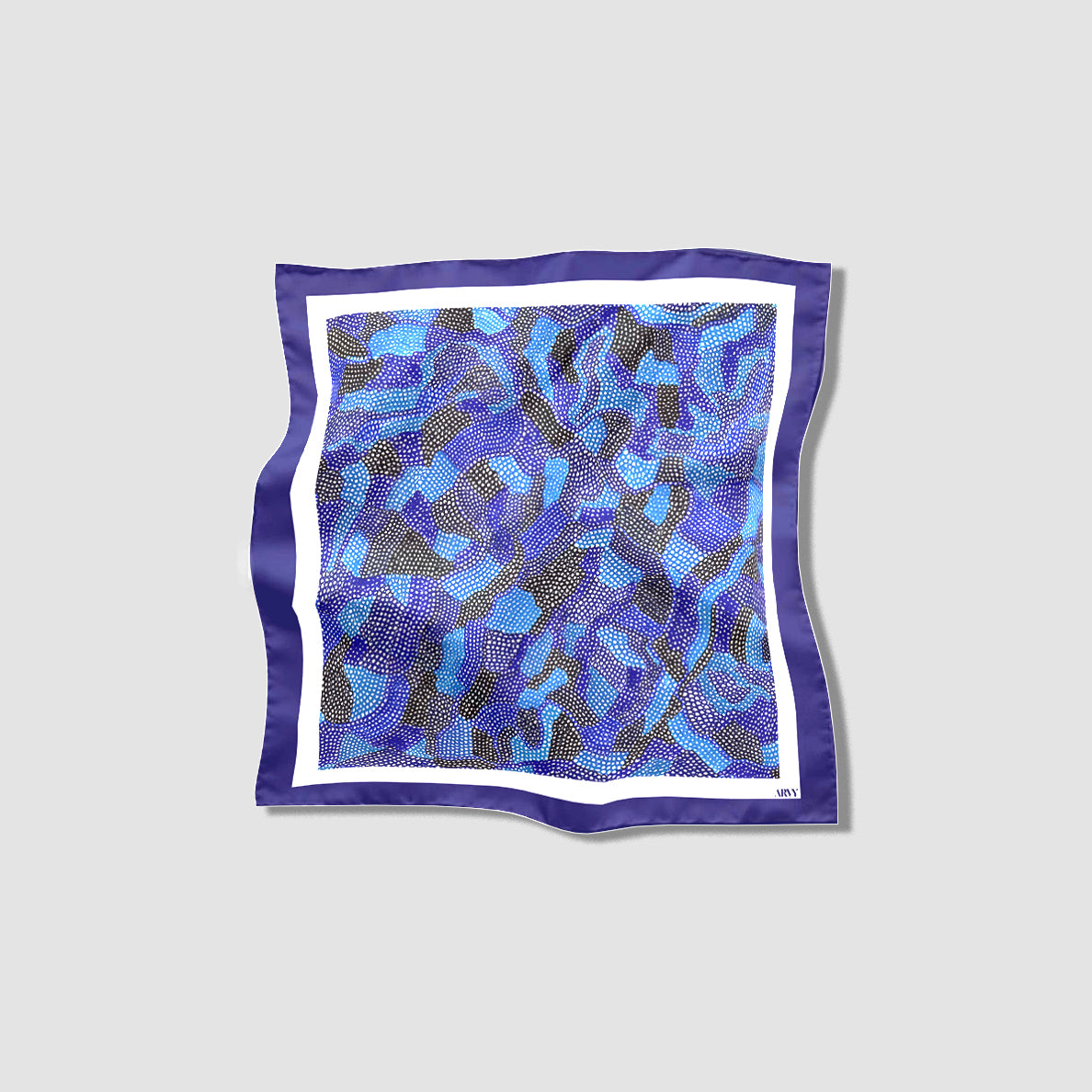 Cobalt Blues Pocket Square
