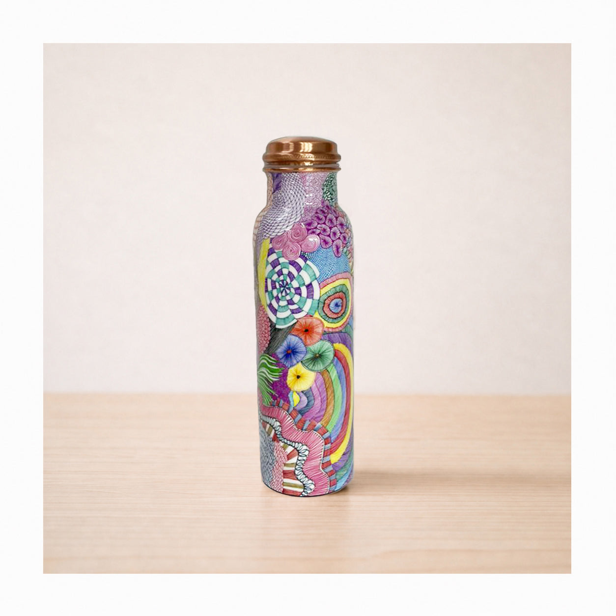 Study in Pink Copper Bottle