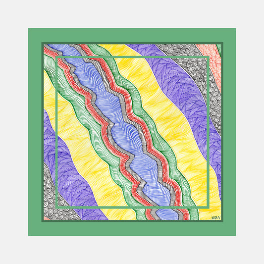 Drops of Juniper Pocket Square