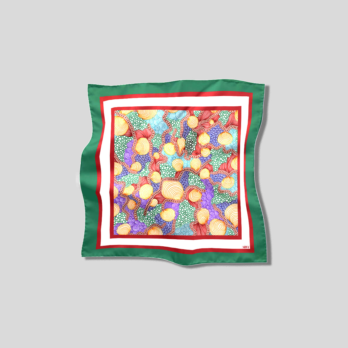 Crimson Cell Pocket Square