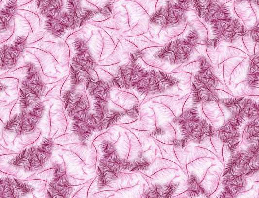 Fuschia Feathers Tusser Silk Saree