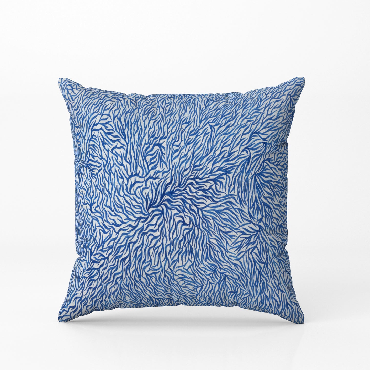 Line of Ice - Silk Cushion Cover